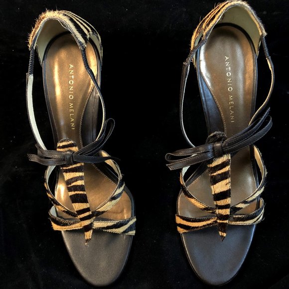 Antonio Melani Tiger Heel New with box - Picture 2 of 4